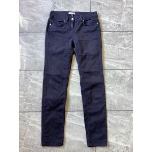 Saint James Mademoiselle Jeans Womens 6 Navy Blue Slim Straight Leg French Denim